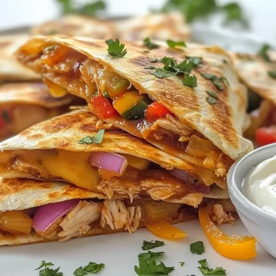 BBQ Chicken Quesadilla Melts Flavorful and Easy Dish