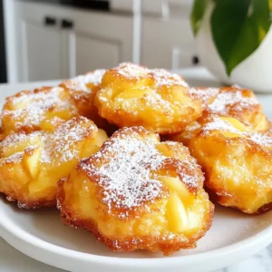 Air Fryer Apple Fritters Scrumptious and Easy Recipe